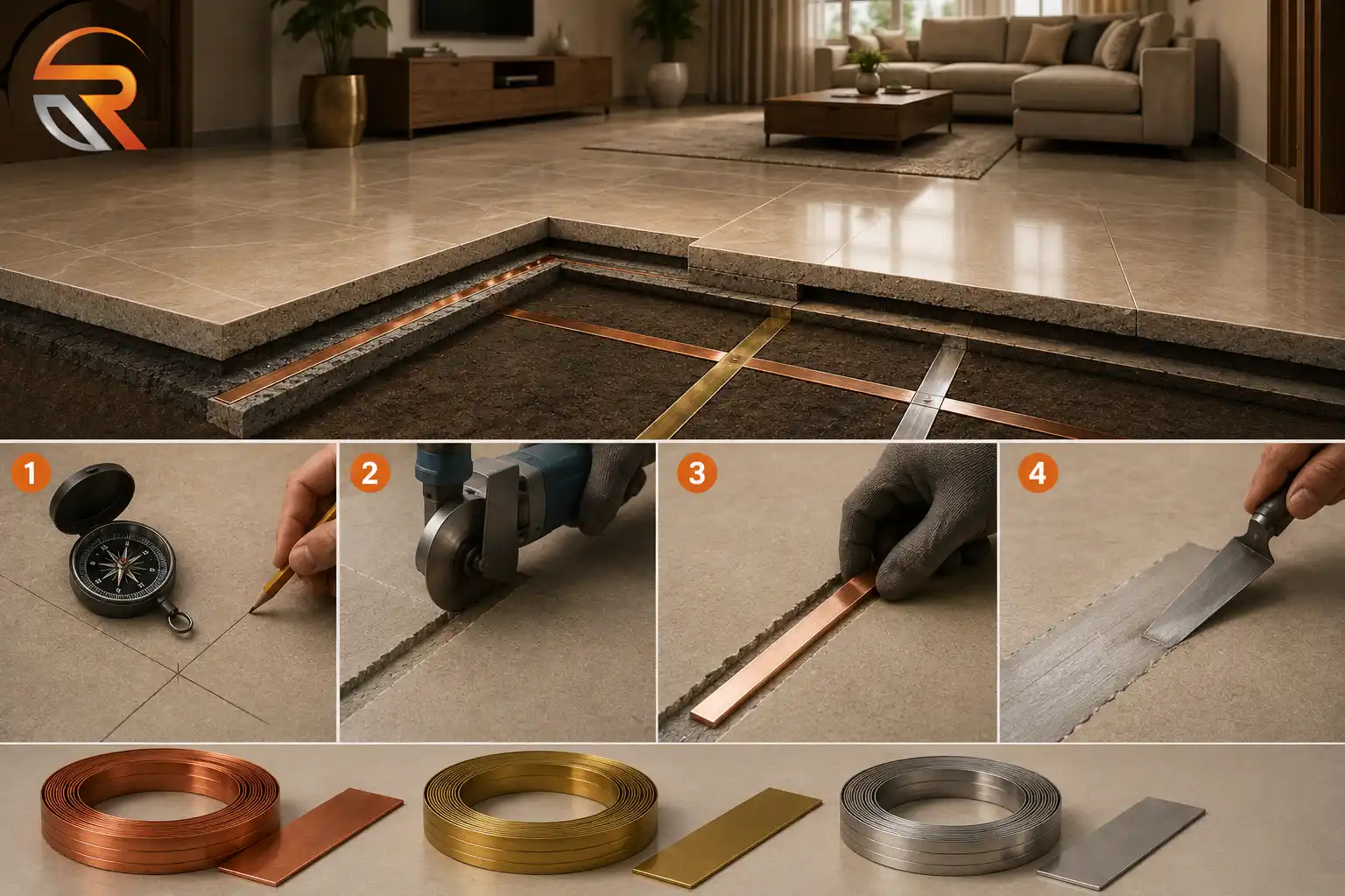The Complete Guide to Floor Embedding with Metal Strips